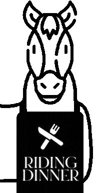 ridingdinner horse dinner vienna wien Sticker