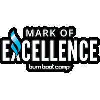 Mark Excellence Sticker by Burn Boot Camp