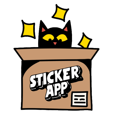 Cats Surprise Sticker by StickerApp