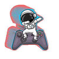 sevenv fun astronauta Sticker