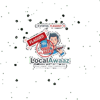 LocalAwaaz warning fake alert inappropriate Sticker