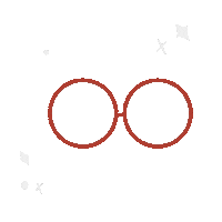 cartoonchase nerd nerdy spectacles specs Sticker