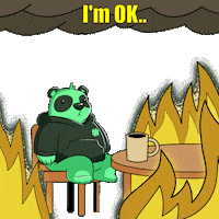 Its Fine Ok Sticker by SuperVerse