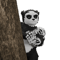 Tree Panda Sticker by Endangered Labs