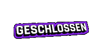 Geschlossen Sticker by shopskoeln