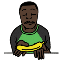 Food Banana Sticker by peeyong