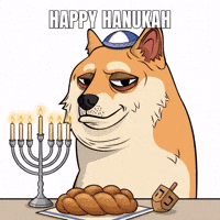 Jewish Hanukkah GIF by Doge Pound