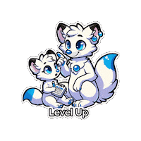 Blueaesthetic Cutefamily Sticker