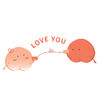 chowsangsang_hk love happy cute heart Sticker