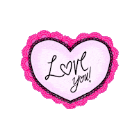 I Love You Heart Sticker