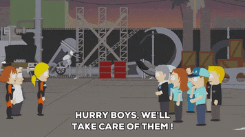 down for the count fighting GIF by South Park 