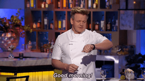 good morning hello GIF by Hell's Kitchen