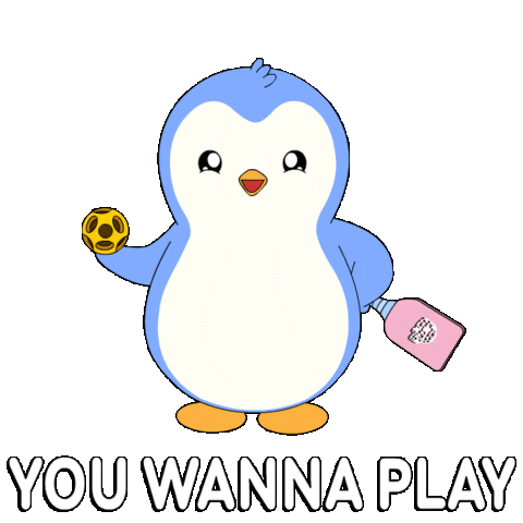 Sport Serve Sticker by Pudgy Penguins