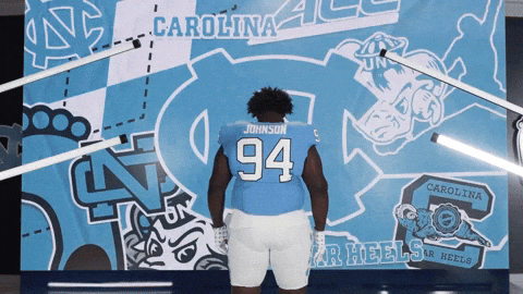 University Of North Carolina Football GIF by UNC Tar Heels
