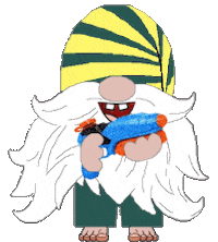 Pool Party Gnome Sticker