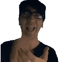 Happy Clapping Sticker