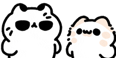 Cat Sticker by MYAOWL