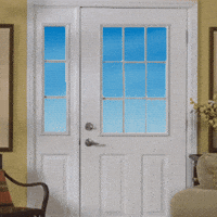 Peaking Let Me In GIF