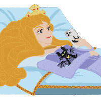 Sleeping Beauty Sticker