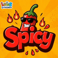Hot Stuff Eating GIF by Lucas and Friends by RV AppStudios