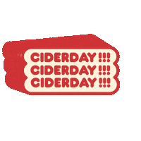 Ciderday Sticker by Ciderbears
