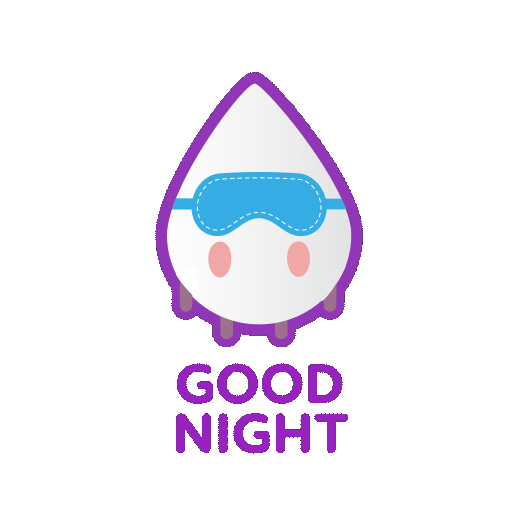 Good Night Sleep Sticker by Health Promotion Board Singapore