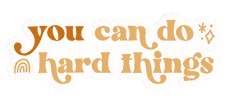 Rainbow Keep Going Sticker by kynyoubelieveit