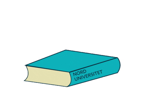 norduniversitet giphyupload university books study Sticker