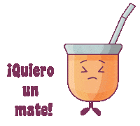 estudiokoi argentina mate uruguay amistad Sticker