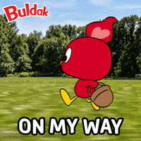On My Way Running GIF