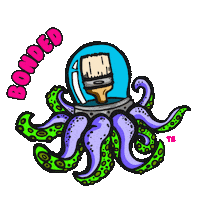 WorldwidePaintCrew paint brush painter wpc Sticker