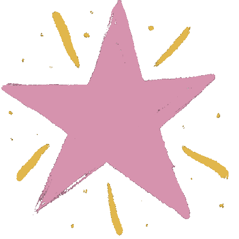 Pink Star Sticker