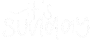 Happy Sunday Lettering Sticker