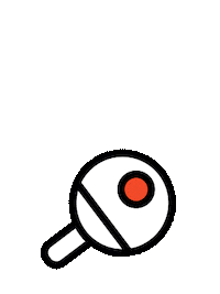 Table Tennis Sport Sticker