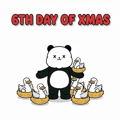 12 Days Of Christmas Xmas Countdown GIF by Kanpai Pandas
