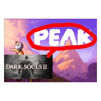 Dark Souls Peak Sticker