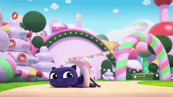 Cat Roll GIF by True and the Rainbow Kingdom