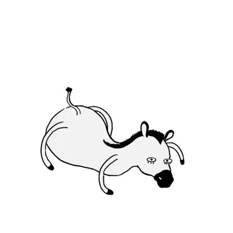 Locupanye dance horse fly walk Sticker