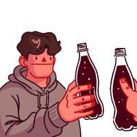 코카콜라 콜라 Sticker