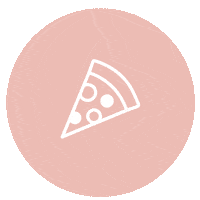Fashion Pizza Sticker by Monika Kaminska