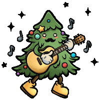 Christmas Tree Dancing Sticker