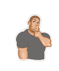 NadyaGinger thinking thoughts hm nadyaginger Sticker