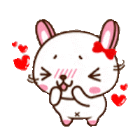 Laugh Bunny Sticker by imoji