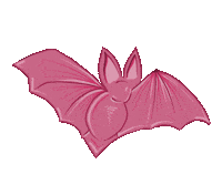 Pink Bat Sticker