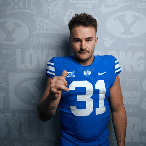 Byu Football Gocougs GIF by BYU Cougars