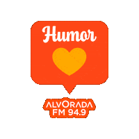 Heart Mood Sticker by Rádio Alvorada FM 94,9