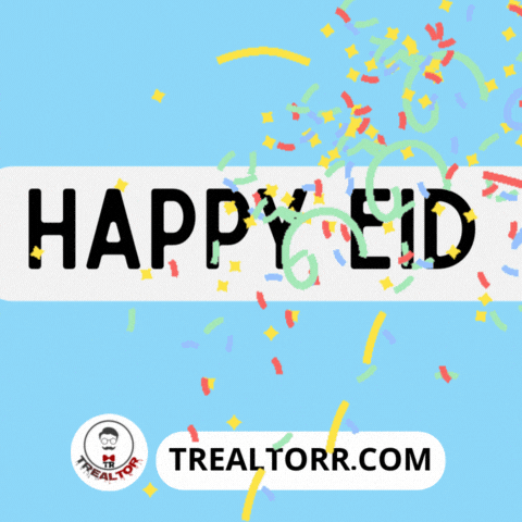 Eid Al Fitr Usa GIF by Trealtorr