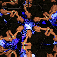 photobooth portrait kaleidoscope timeframe GIF