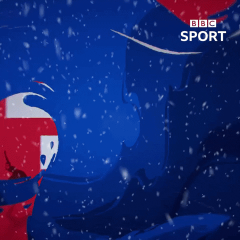 winter olympics jump GIF by BBC