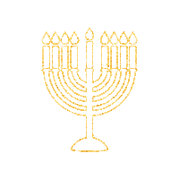 Bryan Menorah Sticker by AskRonna